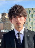 圧倒的女子ウケ爽やかマッシュ　波打ちツイストスパイラルメンズ