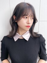 アイティーバイアルバム 八王子店(IT by ALBUM) くびれミディ_外ハネボブセクションカラーペールベージュ_8932