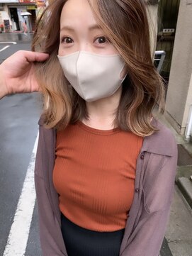 グロウ 上野御徒町(grow) フェースフレーミング/ブリーチ2回/白髪ぼかし/pixyyyyyy297