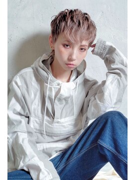 クシュ 所沢西口プロぺ通り(kusyu... ) 結べるボブ/ボブウルフ/ココアベージュ/黒髪/グレージュカラー