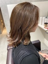 アイディール(:ideal)&nbsp;白髪染めの配合を最小限に抑えて白髪ぼかし☆明るめアッシュ