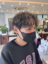 ヘアーアンドエステ ハラダ 滝ノ水店(Hair&Esthe Harada) ハイライトスパイラルパーマ