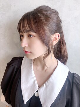 アイティーバイアルバム 八王子店(IT by ALBUM) 顔まわりミディ_ショコラアッシュヘルシースタイル_ba420042