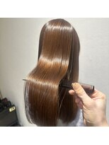 アース 三軒茶屋店(HAIR&MAKE EARTH) 三軒茶屋_レディース_ロング_ストレート_ナチュラル_髪質改善