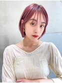 【kate 大宮】ビビットピンク×愛されショート