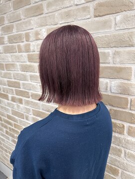 ミューク ハッピーヘアライフ 寺田町北口店(ｍieuxque happyhairlife) イルミナカラー×ボブスタイル