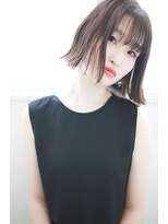 ラフィスヘアーヴィレ 福山店(La fith hair wille)&nbsp;【La fith】 切りっぱなし×前下がりボブ