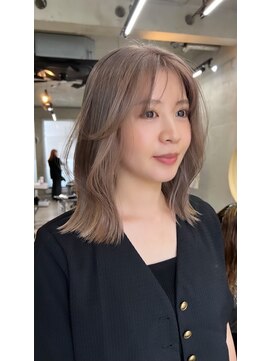 ソルトウォーター(SALT WATER) 前髪カタログ ベージュカラー