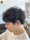 くるくるプードルパーマ