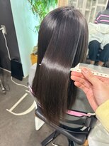 ドワーフ(DWARF) アッシュグレー&髪質改善ストレート