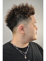 プレミアムバーバー 原宿店(PREMIUM BARBER produce by HIRO GINZA) ツイスパスパイキーショート 