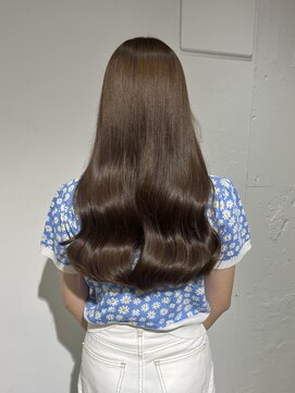 アリュメ 三重鈴鹿店(allum) 艶髪ロング髪質改善ブラウンカラー