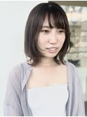 ミディアム×くびれボブ×レイヤーボブ