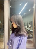 ラベンダーグレージュ/レイヤーカット/韓国レイヤー