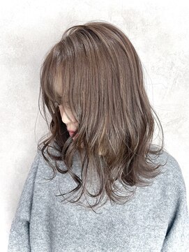 ルノン(LUNON) ベージュ/ナチュラル/艶髪/髪質改善/グレージュ