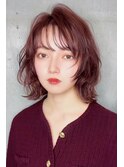 レイヤーカット大人かわいい外ハネパーマ10代20代30代/