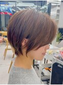 前髪カタログ/イメチェンスタイル／ウェーブパーマ/こなれミディ