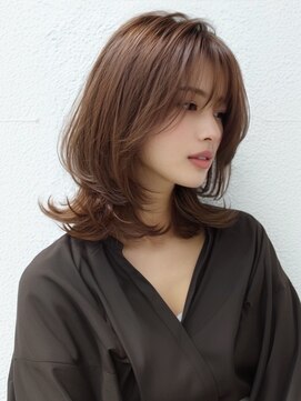 アルトリスト(Altruist Aging×HAIR&SPA) ★ダークアッシュ大人ガーリーボブ着物ミディアムレイヤーカット