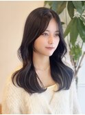 小顔可愛いレイヤーカット×アッシュカラー10代20代30代