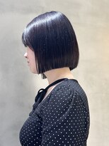 リール 銀座(R'EEL) ミニボブ髪質改善縮毛矯正酸性ストレートレイヤーカット/銀座