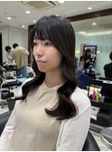 コテ巻き風パーマ/ロングパーマ/韓国風パーマ/デジパ