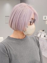 エニフォーイーストハム(Eni for eastham)&nbsp;ホワイトパープル×ショートボブ