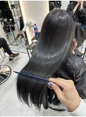 地毛風ブルーグレージュ×艶髪美髪トリートメント！【福田れん】
