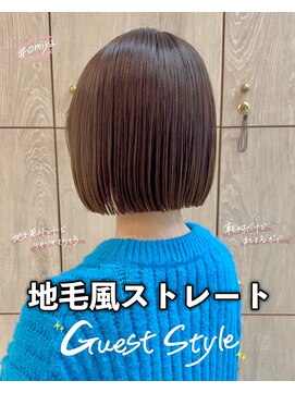 ミレ バイ ルカ(mire by Luca) "髪質改善"地毛風ストレート×ボブ
