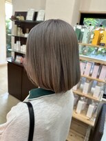 フェリア サウスガーデン(felia southgarden)&nbsp;◎ブリーチ◎ミルクティーベージュ×大人ボブ 艶髪