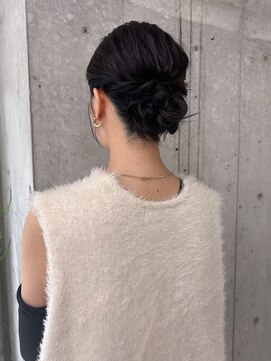 オムズ 大須店(OM's) ルーズシニヨン/シニヨンヘア/ヘアセット/名古屋ヘアセット