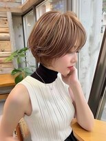 ディモアンド 表参道(Dimo&) xカット/イメチェン/ホワイトブロンド/外ハネボブ/美髪