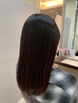 髪質改善/顔周りレイヤーカット/グレージュ[千葉/千葉駅]