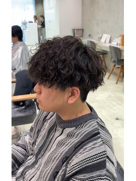 無造作ツイスパマッシュ