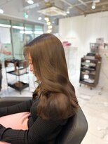 リー 四ツ橋(Lee)&nbsp;【髪質改善】ほぼダメージなしの髪質改善水素×マロンブラウン