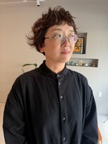 ホヌン 茅ヶ崎(Honnun) 抜け感×ショートパーマ/茅ヶ崎