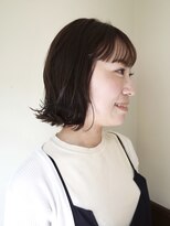 レイジーアワーズ(Lazy Hours)&nbsp;肩につかない長さ/外はねボブ/透明感ブラウン