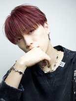 オーシャントーキョー 神戸(OCEAN TOKYO KOBE)&nbsp;ピンクバイオレットニュアンスシースルーセンターパートマッシュ