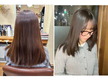 シンラヘアー(SINRAhair)の写真/【ネオメテオストレート取り扱いサロン☆】今までの縮毛矯正の概念が変わるケアストレート♪