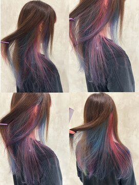 ウプヘアサロン インナーカラー