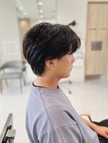 アッシュ 宮前平店(Ash)&nbsp;【ツーブロックショート×ニュアンスパーマ】