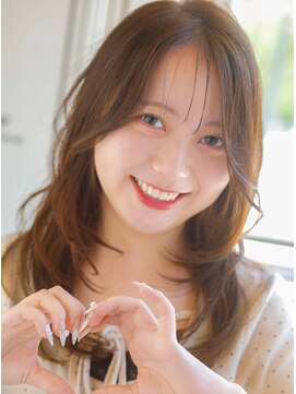 ベレッタ ネヤガワ(veretta. neyagawa) 韓国風ナチュラルロブ/顔周りレイヤー/透明感カラー/オトナ女子