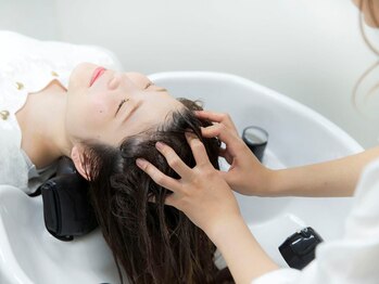 ブロッサム 富士見市 みずほ台(Blossom)の写真/話題の炭酸泉使用【スッキリ炭酸泉スパ】二酸化炭素を含ませたジェット水流でマッサージをし、健康頭皮へ♪