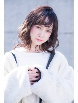 エース (ACE) ACE LA ゆるふわパーマ×ブラウンベージュ