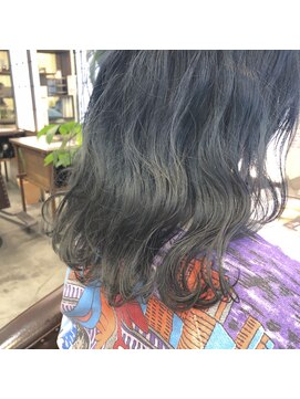 アナログ(ANALOGUE) 【ANALOGUE】イルミナカラーネイビーグレーグラデーション