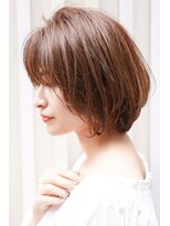 ロンド ルージュ 銀座店(Lond rouge)&nbsp;サイドシルエット　ふんわりボブ