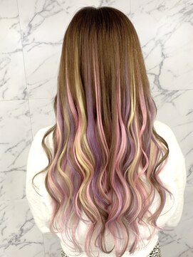 ディバイス カラーアンドエクステ(Device) 【Device】透明感カラー＆シールエクステ