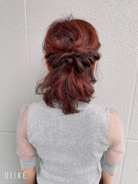 ミューズ 塩釜口店(MUSE) [MUSE塩釜口]ショートハーフアップスタイルby高瀬