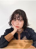 パーマくるくるパーマフワフワアンニュイパーマボブパーマ