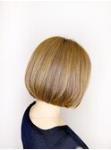 乾かすだけでまとまるボブスタイル
