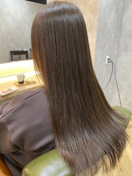 ヘアー メゾン ブレッシング(hair maison blessing) 20代30代大人可愛い髪質改善小顔艶感モカベージュ